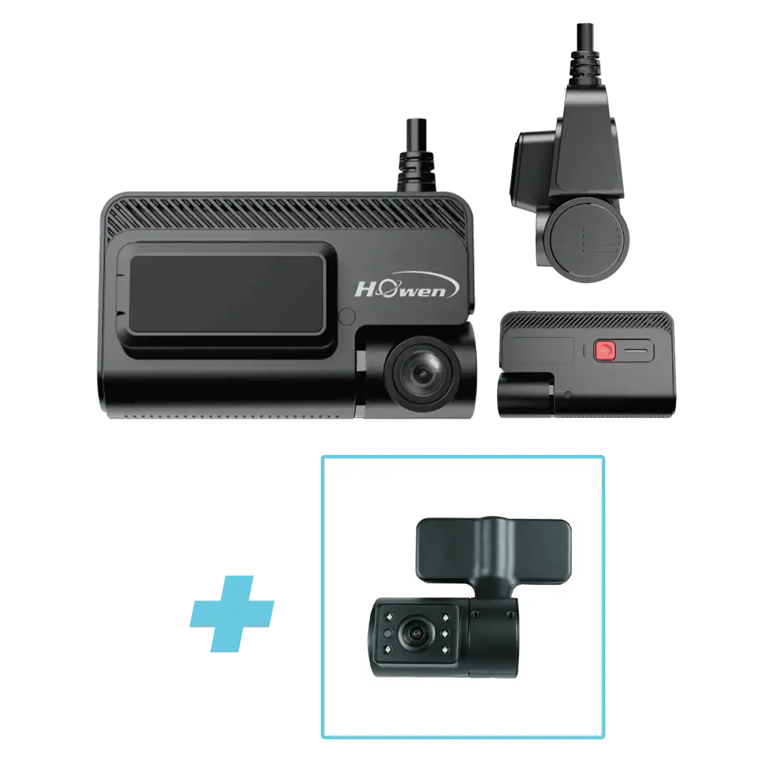Mini AI Dashcam + Cámara Cabina - Instalado + Plan Anual Plataforma